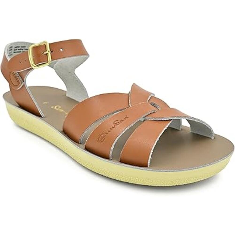 Sun-San Swimmer Women's Leather Sandals Size 6